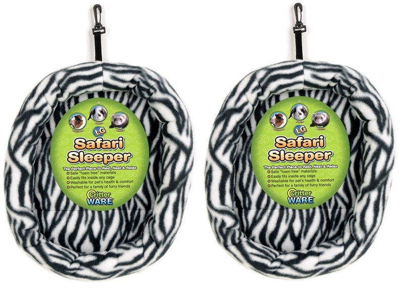 Ware Manufacturing (2 Pack) Ware Manufacturing Fuzz-E-Bed Safari Sleepers, Large, Colors May Vary - Image 1